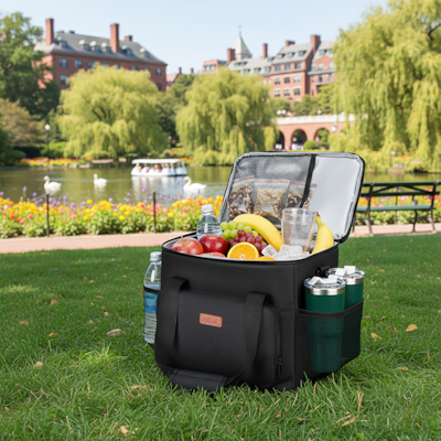 Dukap Tik Insulated Polyester Cooler, Black (CDKTIK11BLK)