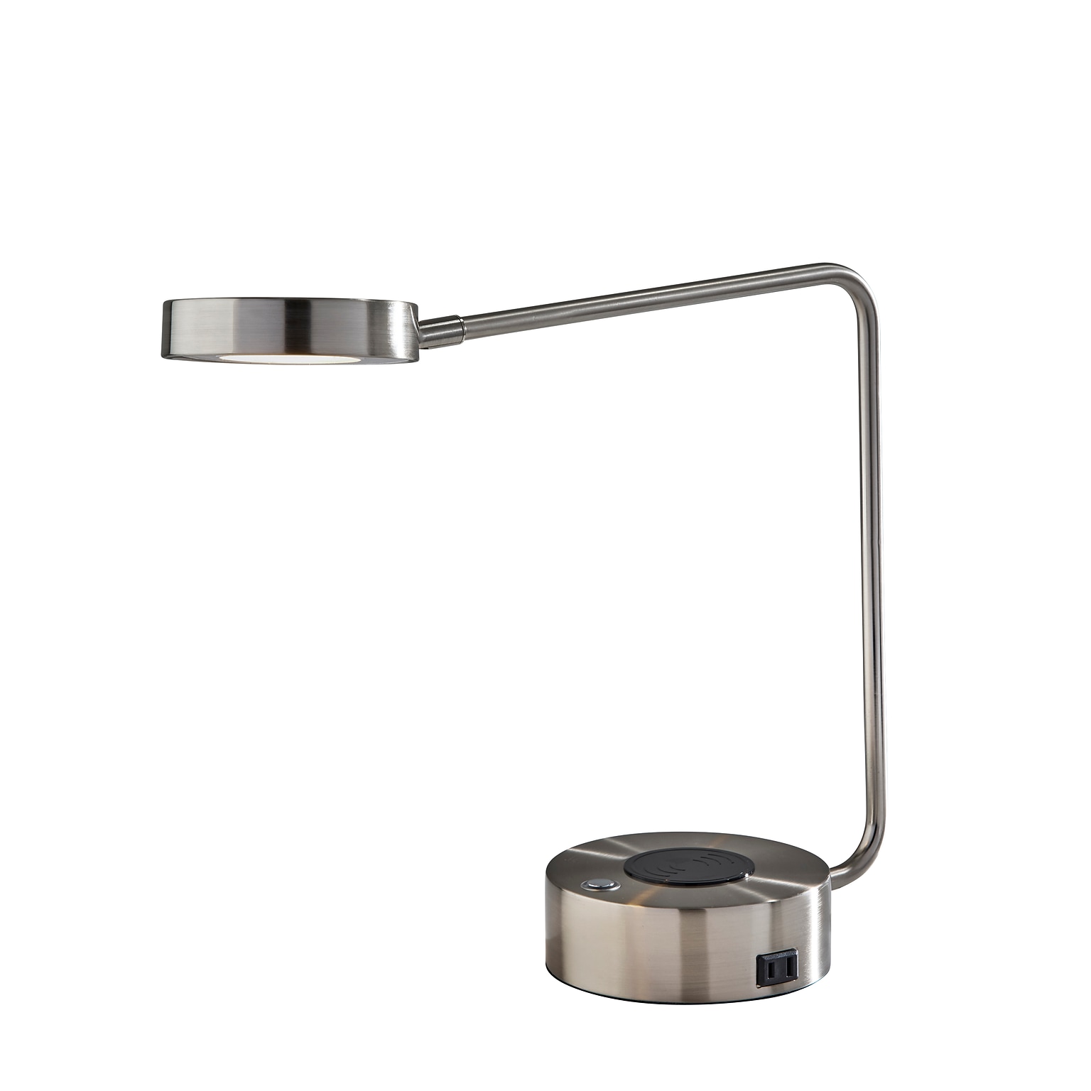 Adesso Viper Supercharger LED Desk Lamp, 15H, Brushed Steel (2615-22)
