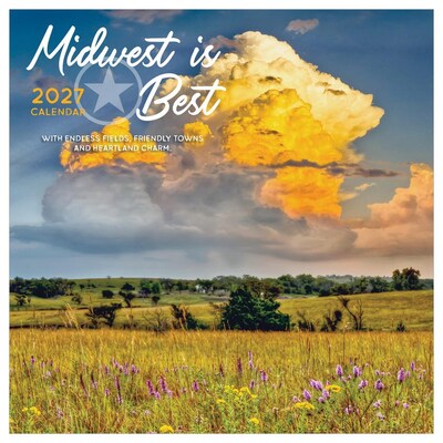 2027 TF Publishing Midwest Is Best 7 x 7 Monthly Wall Calendar, Multicolored (27-2016)