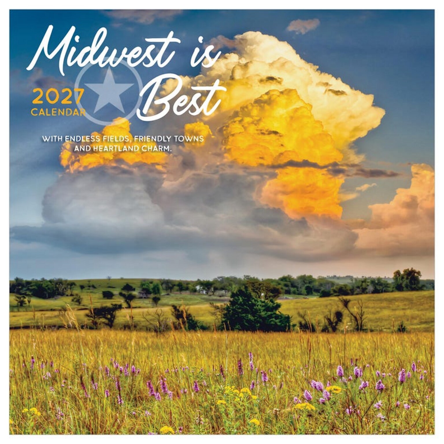 2027 TF Publishing Midwest Is Best 7 x 7 Monthly Wall Calendar, Multicolored (27-2016)