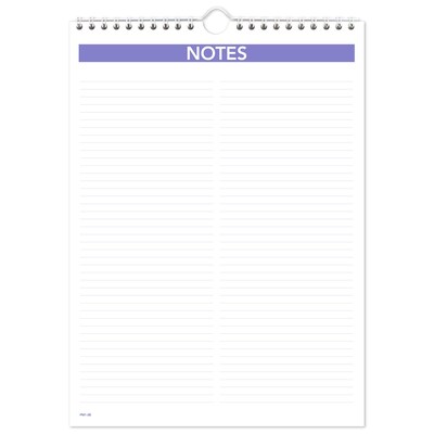 2026 AT-A-GLANCE 8" x 11" Monthly Wall Calendar, White/Purple (PM1-28-26)