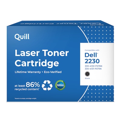 Quill Brand® Remanufactured Black Standard Yield Toner Cartridge Replacement for Dell 2230 (P578K) (Lifetime Warranty)
