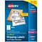 Avery TrueBlock Laser Shipping Labels with Receipts, 5-1/16 x 7-5/8, White, 1 Label/Sheet, 50 Shee