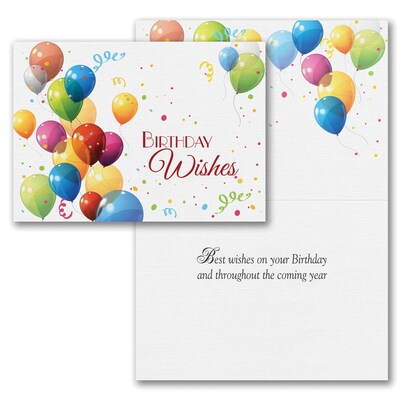 7 7/8 x 5 5/8 Birthday Assortment Cards, with Envelopes