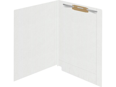 Medical Arts Press Kardex Match Reinforced End Tab File Folder, Straight Cut, Letter Size, White, 50/Box (S-09483-WHT)