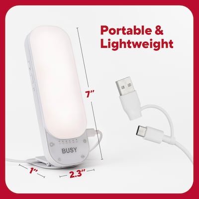 TRU RED™ Brightwell 5-in-1 Productivity LED Desk Light, White (TR62804)