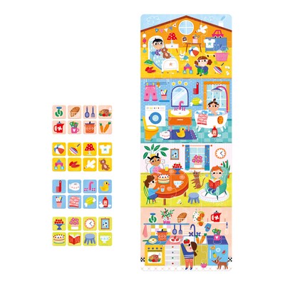 Banana Panda Puzzle + Home, 34/Set (BPN49350)
