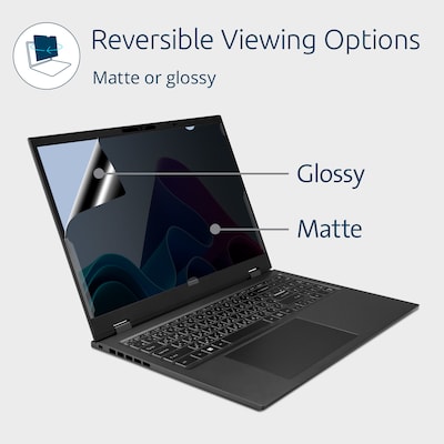 Kensington Eyesafe Blue Light Anti-Glare Privacy Screen Filter & Screen Protector for 15.6" Widescreen Laptops, 16:10
