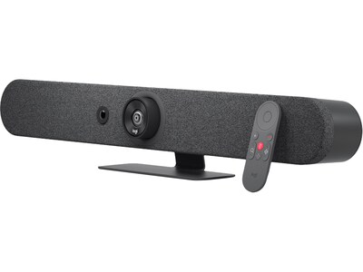 Logitech Rally Bar Mini HD 4K All-In-One Video Bar, Graphite (960-001563)