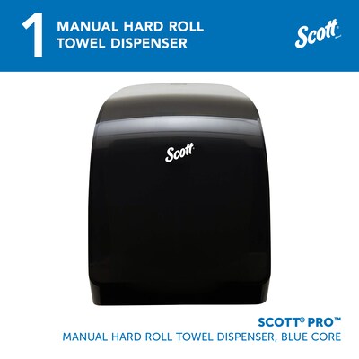 Scott Pro Manual Hardwound Paper Towel Dispenser, Black (34346)