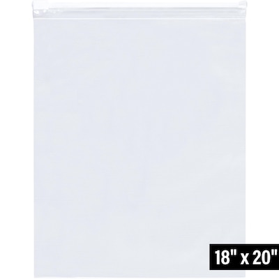 18 x 20 Reclosable Poly Bag, 3 Mil, Clear, 250/Carton (PB40790)