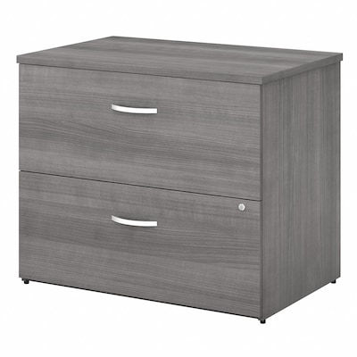 Bush Business Furniture Studio C 2 Drawer Lateral File Cabinet, Platinum Gray (SCF136PGSU)