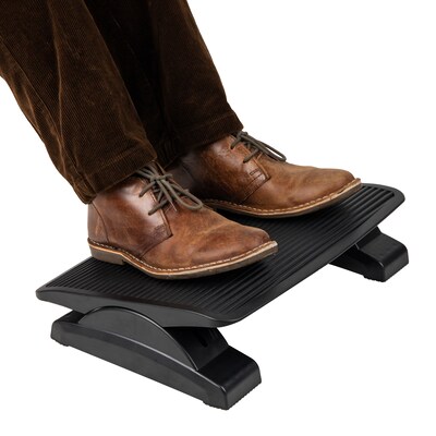 Mind Reader Tilt Adjustable Footrests, Black (FTLINE-BLK)