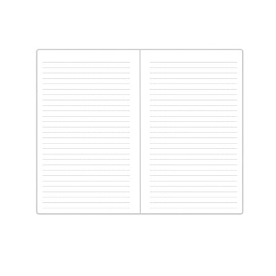 Blue Sky Bespoke Letterpress 5" x 8" Undated Personal Organizer, Fabric Cover, Dove Grey (159136)