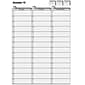 2025 Medical Arts Press® 8 1/2" x 11" Weekly Appointment Log, Black (311625)