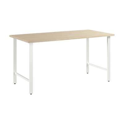 Bush Business Furniture Hustle 60W Computer Desk with Metal Legs, Natural Elm (HUD160NE)