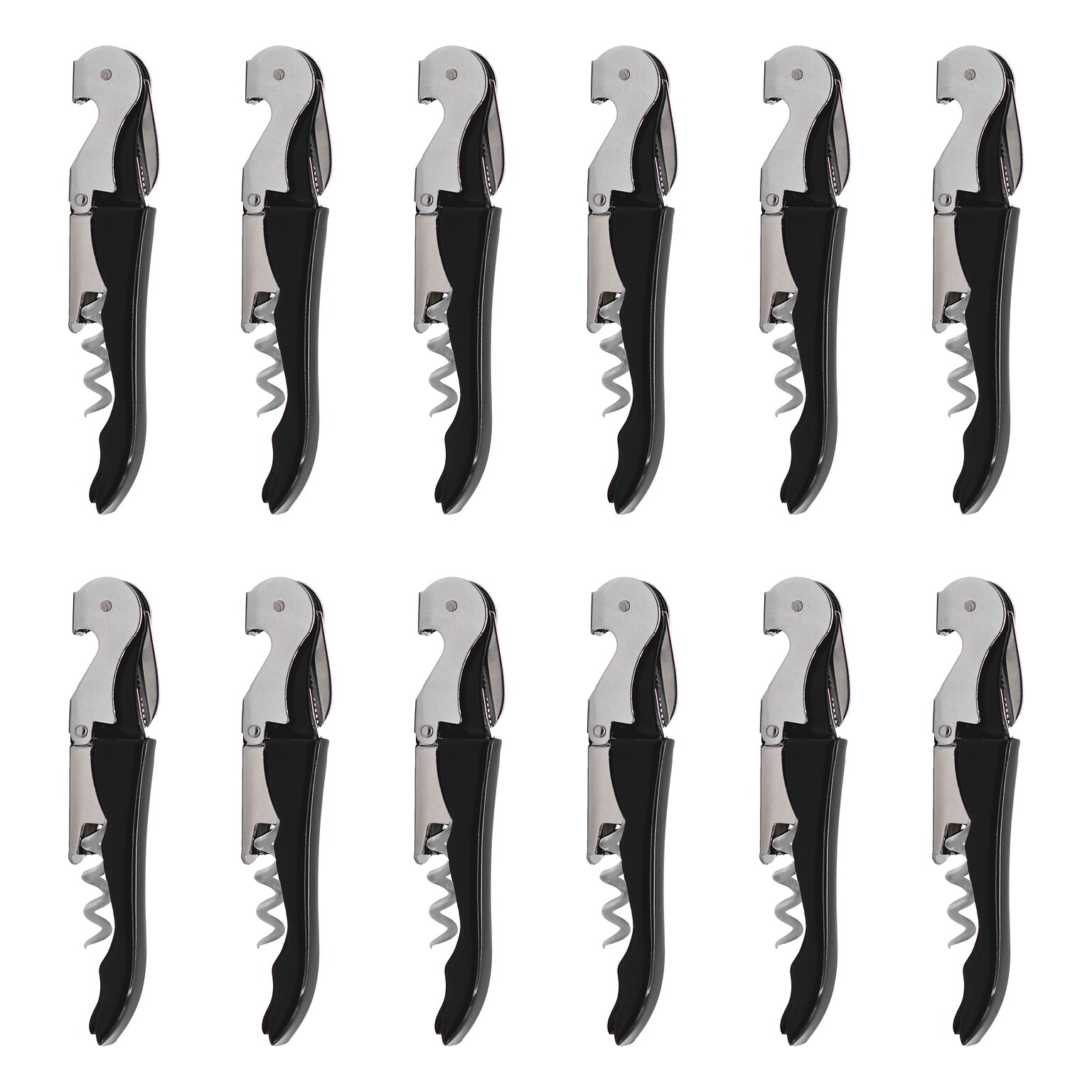 Newhouse Waiter Style Corkscrew Wine Opener, 12/Pack (NHWC-001-12PK)