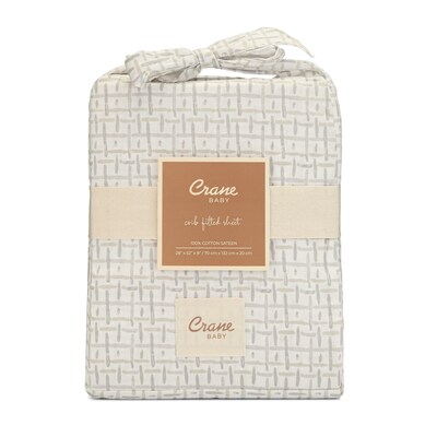 Cane Baby Cove Fitted Crib Sheet, Hashtag (BC-160CFS-2)