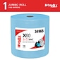 WypAll X60 Jumbo Fabric Wipers, Blue, 1100/Carton (34965)