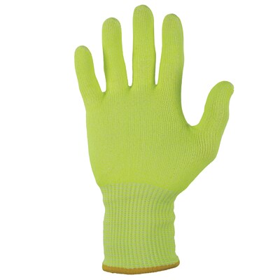 Ergodyne ProFlex 7040 Seamless Knit Cut Resistant Gloves, Food Safe, ANSI A4, Lime, Large, 144 Pairs (18024)