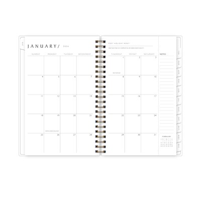 2026 Blue Sky Green Earth Freya Lilac 5" x 8" Calendar Year Weekly & Monthly Planner, Plastic Cover (153758)