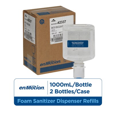 enMotion GEN2 Gel Hand Sanitizer Refill for enMotion, 2/Carton (42337)