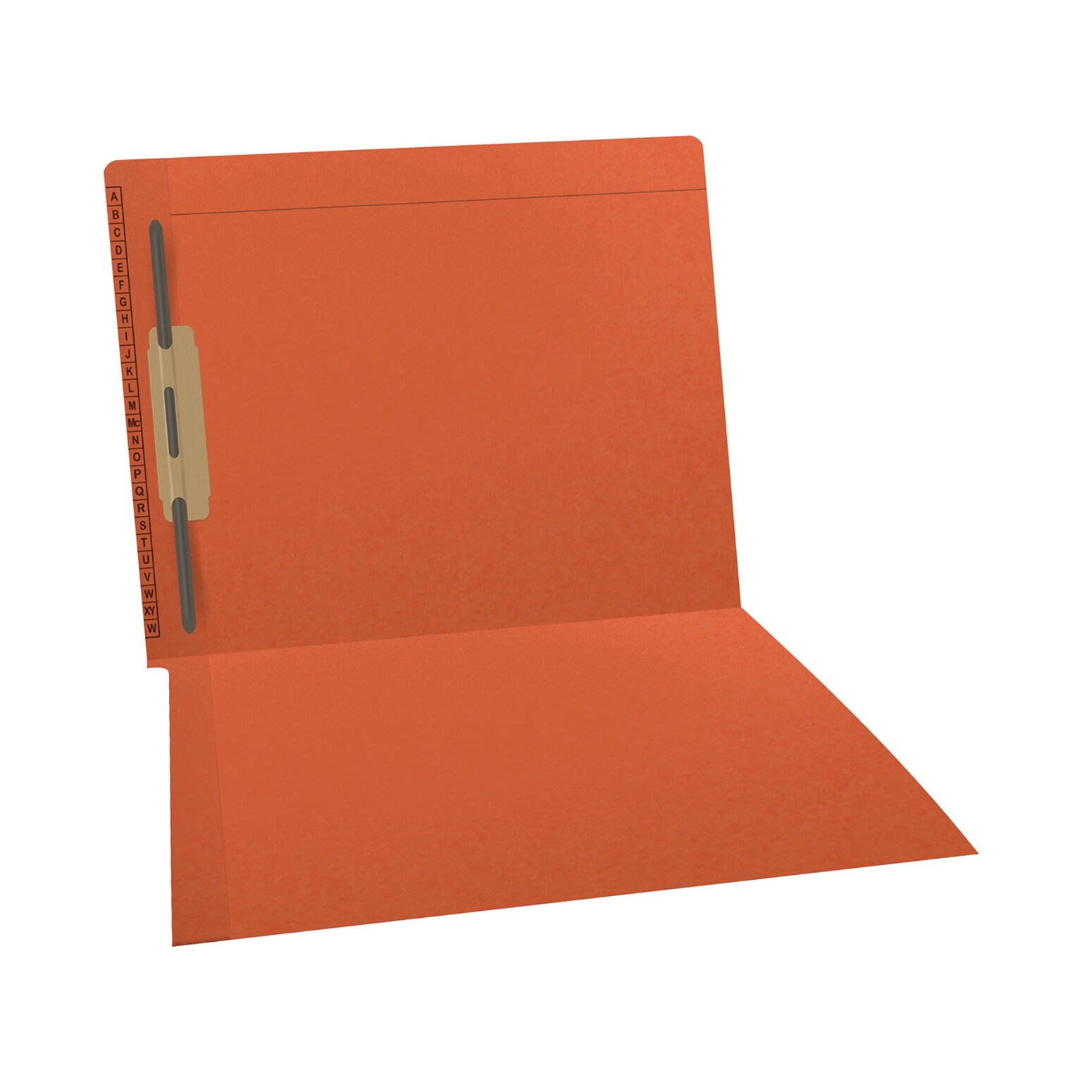 Medical Arts Press Reinforced Classification Folder, 1 3/8 Expansion, Letter Size, Orange, 50/Box (53061OE)