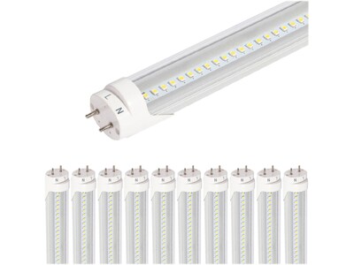 Viribright 18-Watt Daylight LED Ballast Bypass Bulb, 10/Box (518896-10)