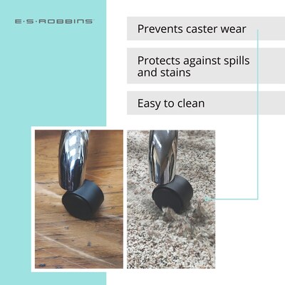 ES Robbins Floor+Mate Carpet & Hard Floor Chair Mat, 36" x 48", Clear (ESR121441)