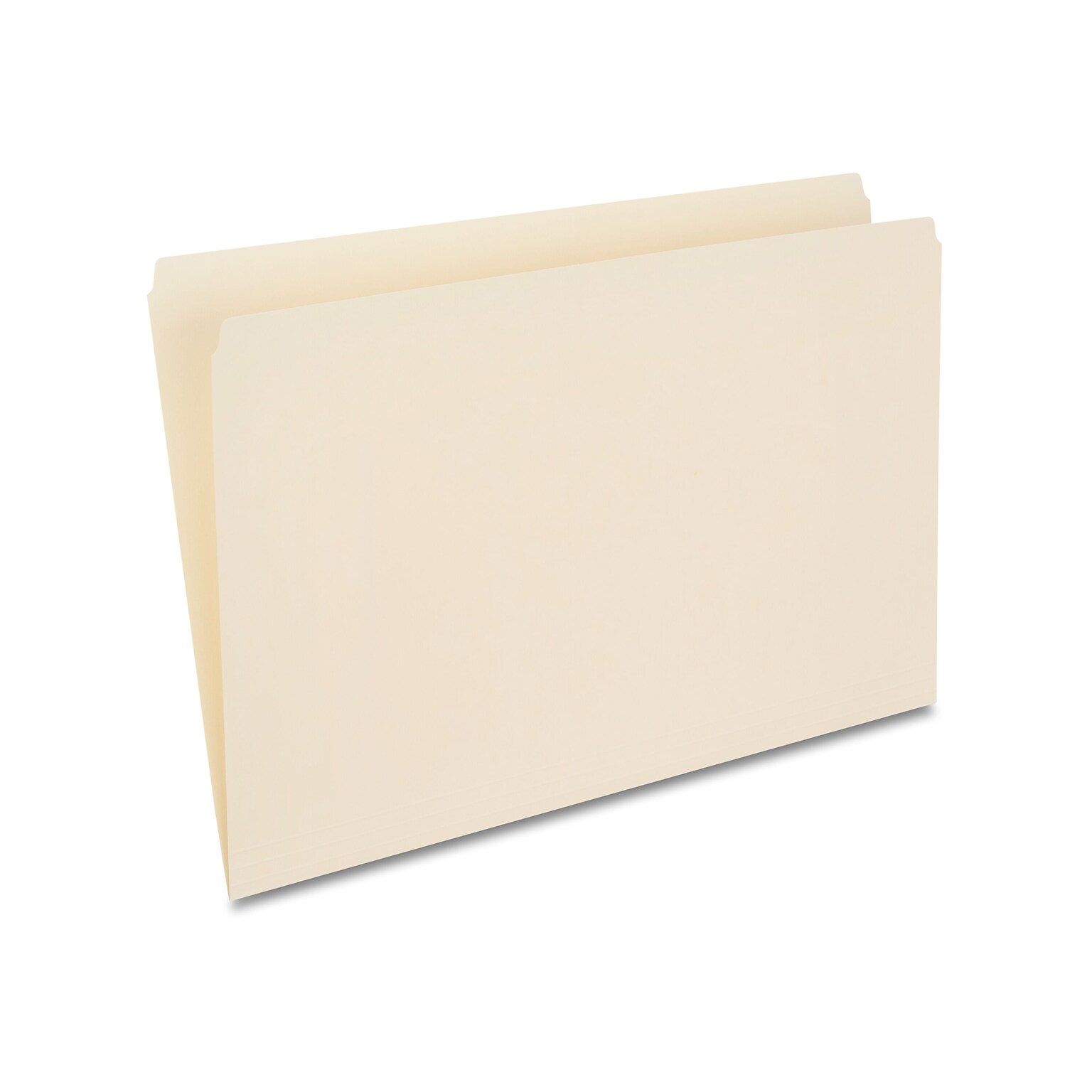 Staples 30% Recycled File Folder, Straight Cut, Legal Size, Manila, 100/Box (ST116889/116889)