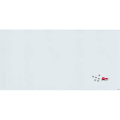 Lorell Magnetic Glass Dry-Erase Whiteboard, 6' x 3' (LLR52507)