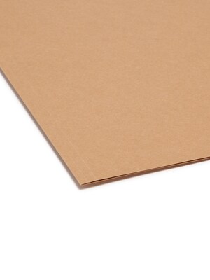 Smead File Folder, 1/3-Cut Tab, Letter Size, Kraft, 100/Box (10734)