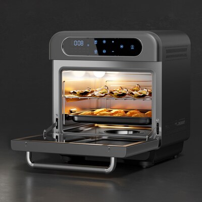 Ciarra Nosh 8-in-1 Steam Oven, Ashy Cloud (CASO12G)