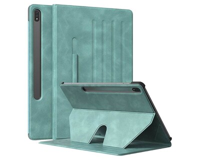 SaharaCase Multi-Angle Case for Samsung Galaxy Tab S7 FE and Tab S8+, Aqua (TB00135)