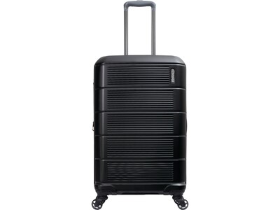 American Tourister Stratum 2.0 27.75 Plastic 4-Wheel Spinner Hardside Luggage, Jet Black (142349-14