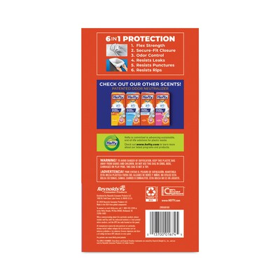 Hefty® Ultra Strong Scented Tall White Kitchen Bags, 13 gal, 0.9 mil, 23.75" x 24.88", White, 110/Box