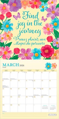 2026 BrownTrout Bonnie Marcus 12" x 12" Monthly Wall Calendar (9798330707294)