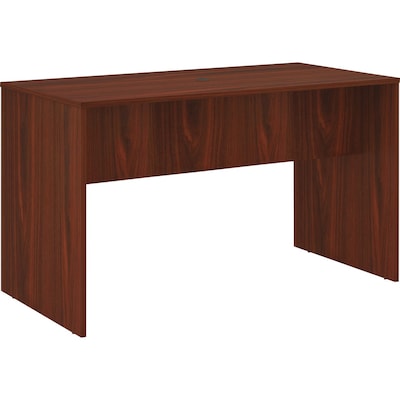 Lorell Essentials Series 72W Office Desk, Dark Brown (LLR69661)