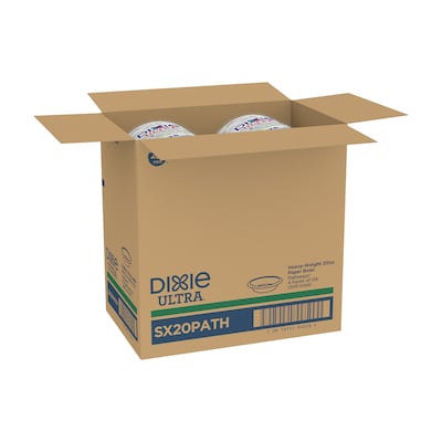 Dixie Ultra Pathways Paper Bowls, 20 oz., Multicolor, 500/Carton (SX20PATH)