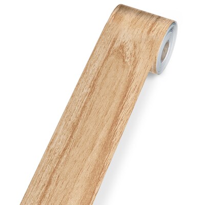 Carson Dellosa Education Grow Together Rolled Straight Borders, 3 x 65, Light Wood Grain, 3/Bundle