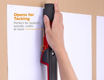 Bostitch Epic Desktop Stapler, 25-Sheet Capacity, Red (B777RED)