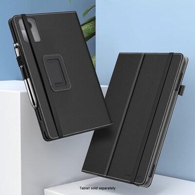 SaharaCase Venture Series Bi-Fold Folio Case for Lenovo Tab M11, Black (TB00454)