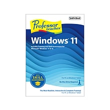 Individual Software Professor Teaches Windows 11 With Skill Assessment for 1 User, Windows, Download