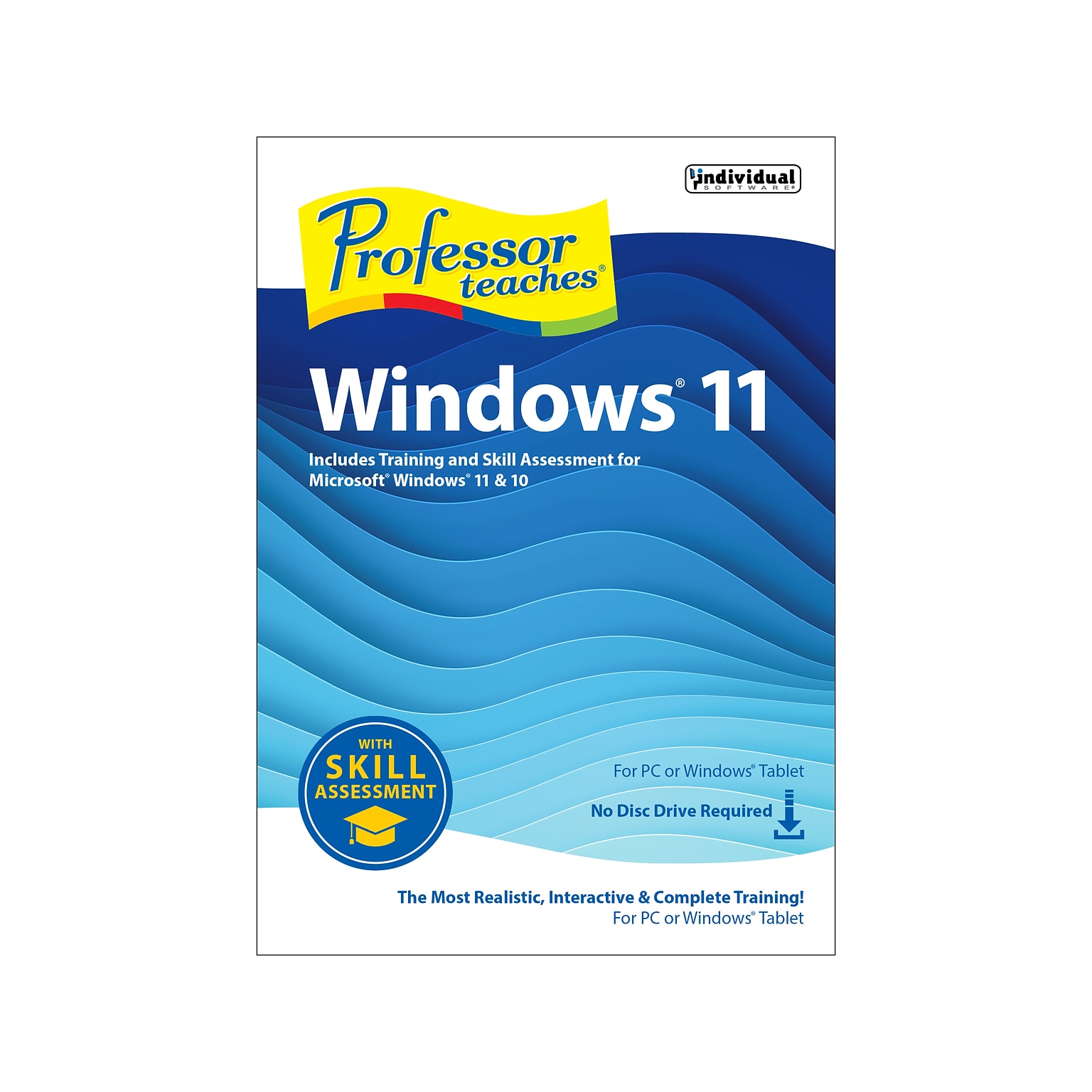 Individual Software Professor Teaches Windows 11 With Skill Assessment for 1 User, Windows, Download (IND945800V064)