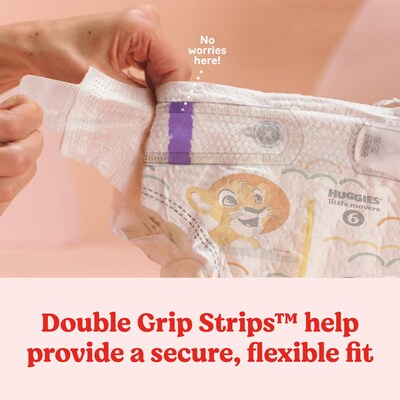 Huggies Little Movers Baby Diapers, Size 5, 104/Carton (49754)