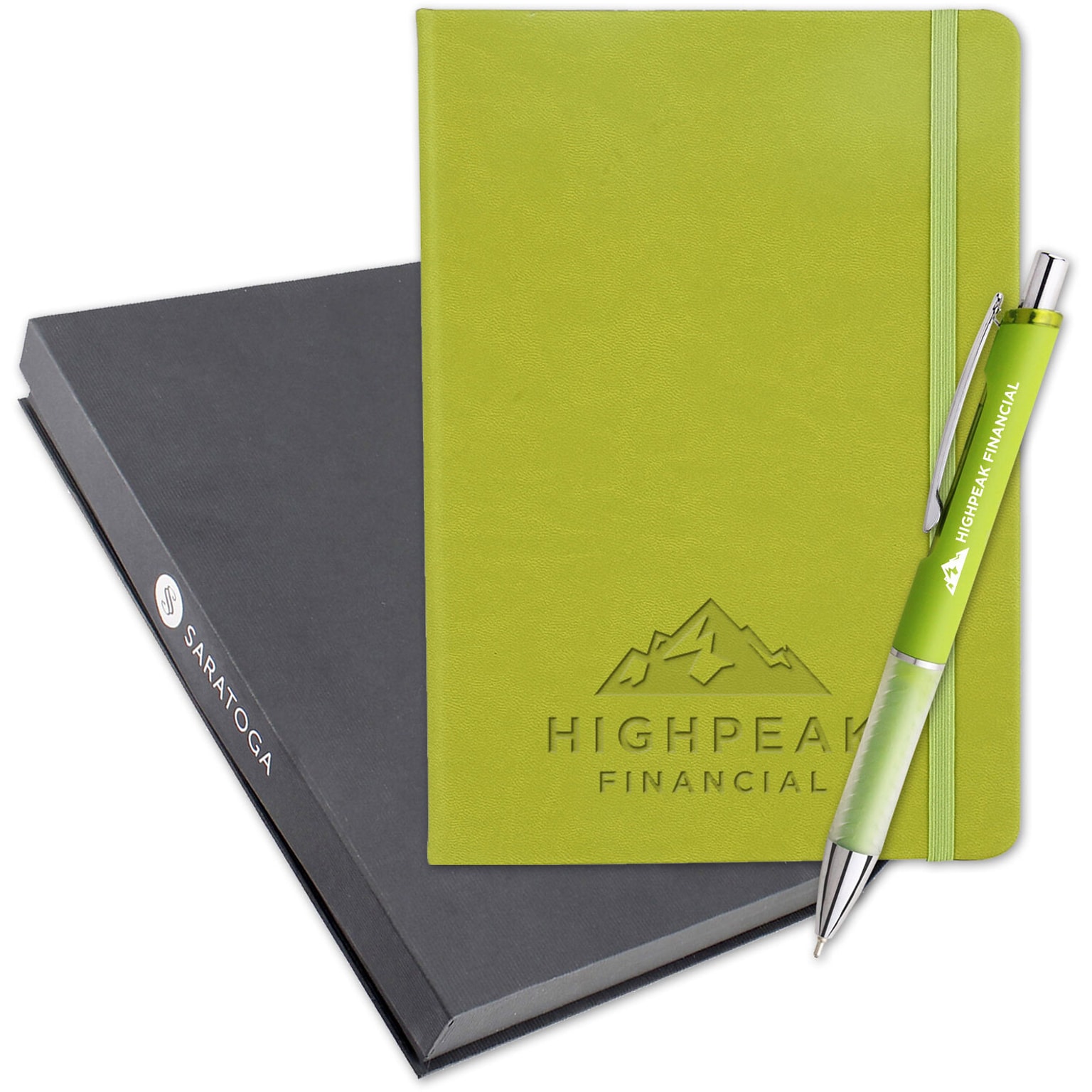Custom Debossed Bella Luna Brite Journal & Pen Set