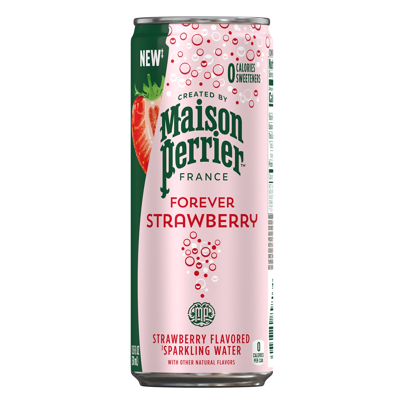 Perrier Strawberry Flavored Sparkling Mineral Water, 330 ml, 8/Pack (12316295)