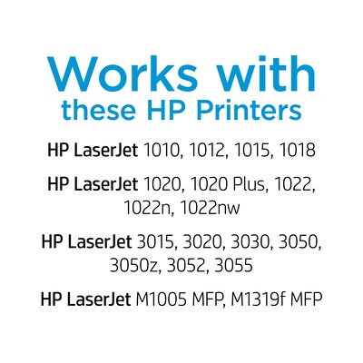 HP 12A Black Standard Yield Toner Cartridge, 2/Pack (Q2612D)