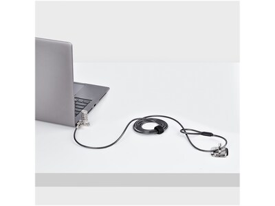 StarTech Universal Keyless Combination Laptop Cable Lock, 6.6 ft. (UNIVC4D-LAPTOP-LOCK)