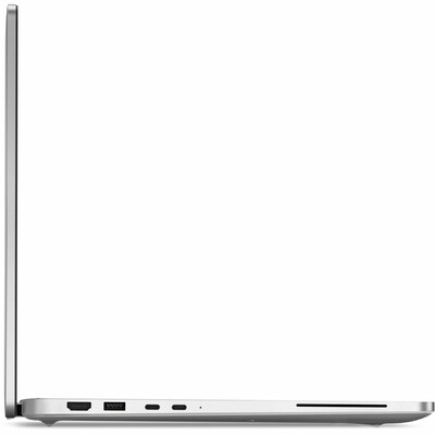 Dell Pro 16 Plus 16" AI Laptop, Copilot+ PC, Intel Core Ultra 7 - 266V, 2.8GHz, 16GB RAM, 512GB SSD, Windows 11 Pro, Silver